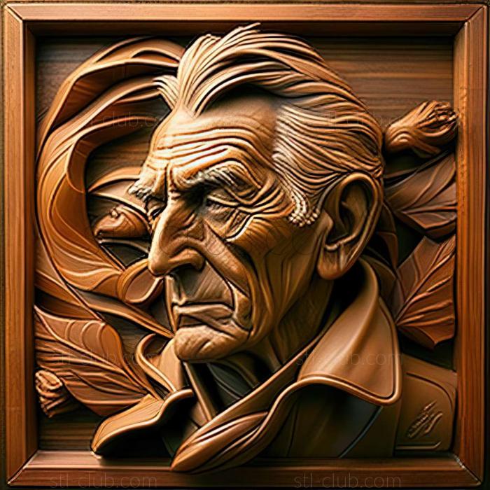 3D model Howard Logan Hildebrandt American artist (STL)